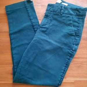Vintage Style Pants with Velvet Side Seam